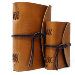 Box OX Raw Caramel Lederbücher im Format A6 und A5 - Gruppe Vorderseite